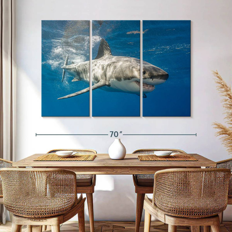 Shark, 42" H x 65" W