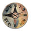Horloge murale en bois massif Saliba-1275122805