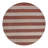 Simkins Striped Red/Gray Indoor / Outdoor Area Rug-282798770
