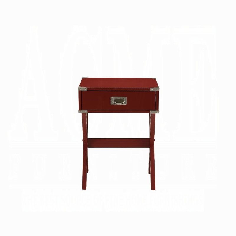 Babs Accent Table, Red