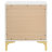 in White and Gold 2-Drawer Rectangular Nightstand