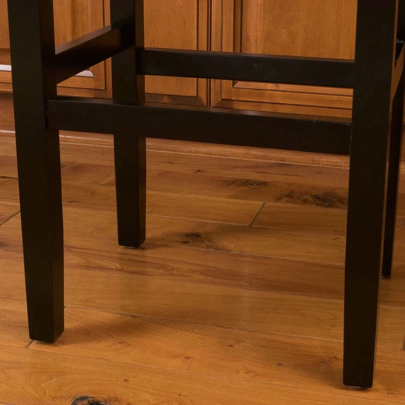 Tabouret de comptoir de 30 pouces en simili cuir brun (ensemble de 2)