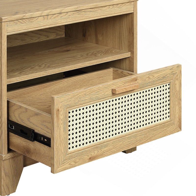 Table de chevet 22 po Sheridan en naturel (1 tiroir), Naturel