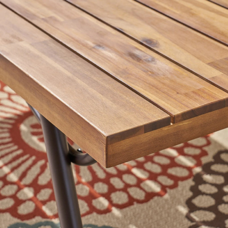 Causeuse d'extérieur avec table basse Canoga