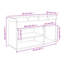 Belkys 5 Pair Shoe Storage Cabinet-557027269
