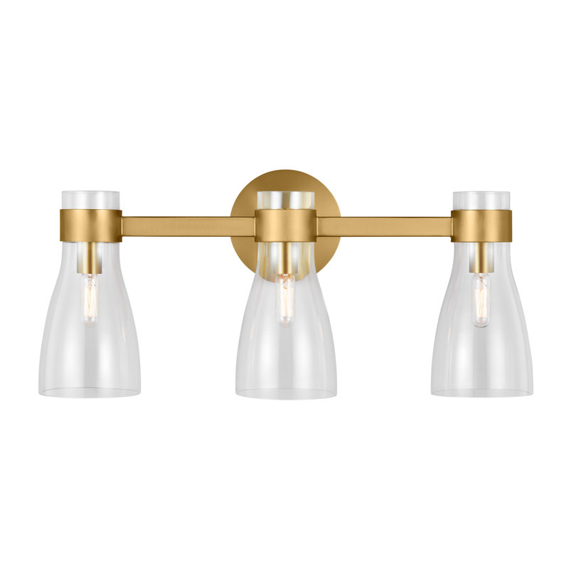 Moritz Vanity Light, Clear, 2, Polished Nickel