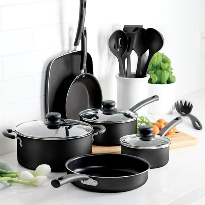 Ensemble de batterie de cuisine 15 pièces - aluminium, antiadhésif Star Max