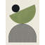Abstract Green Balance Print by Other Artist-833456586-833456594-833456597