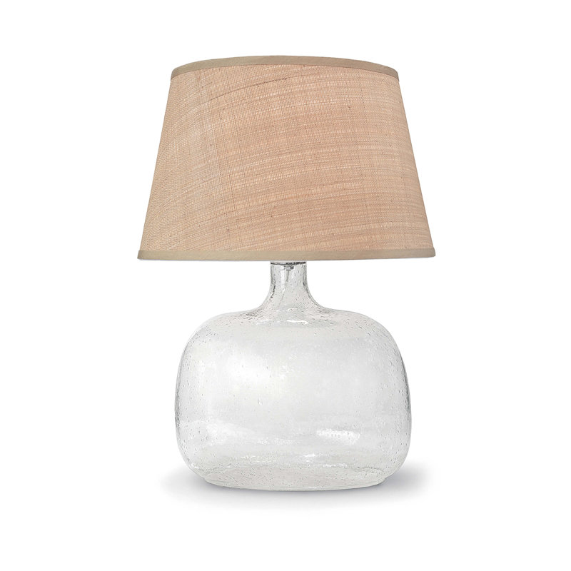 Seeded Glass Table Lamp