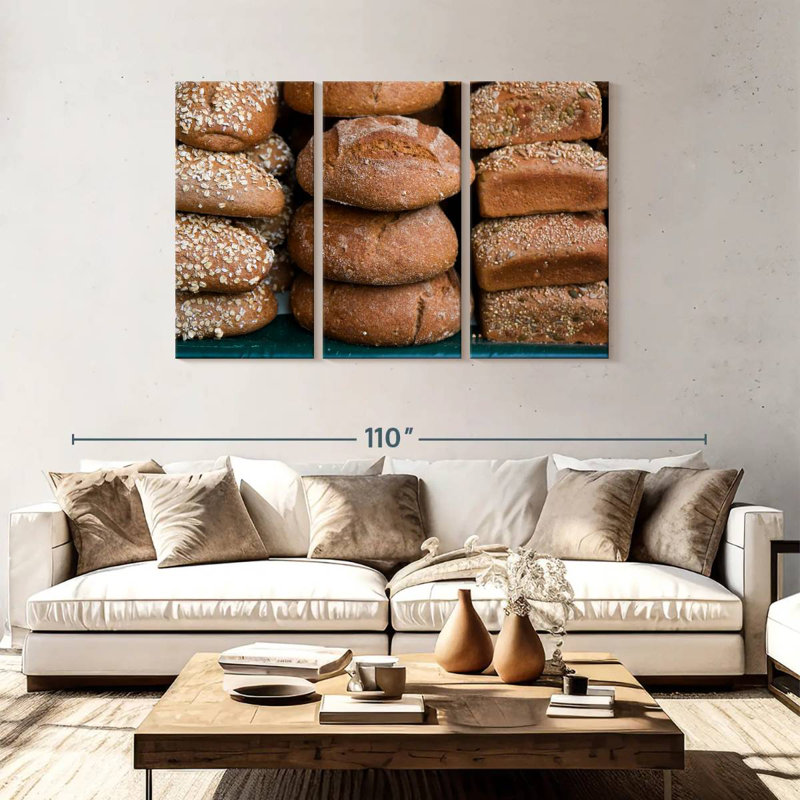 Yarlin Artisan Bread Collection, 48" H x 74" W