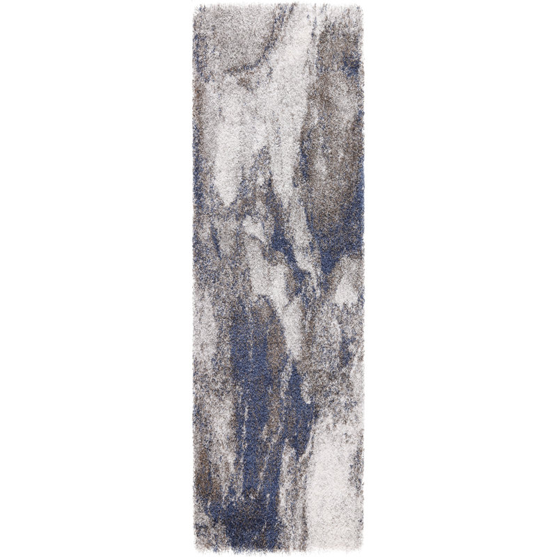 Allesan Performance Abstract Indoor Rug, Runner 2'6" x 8'