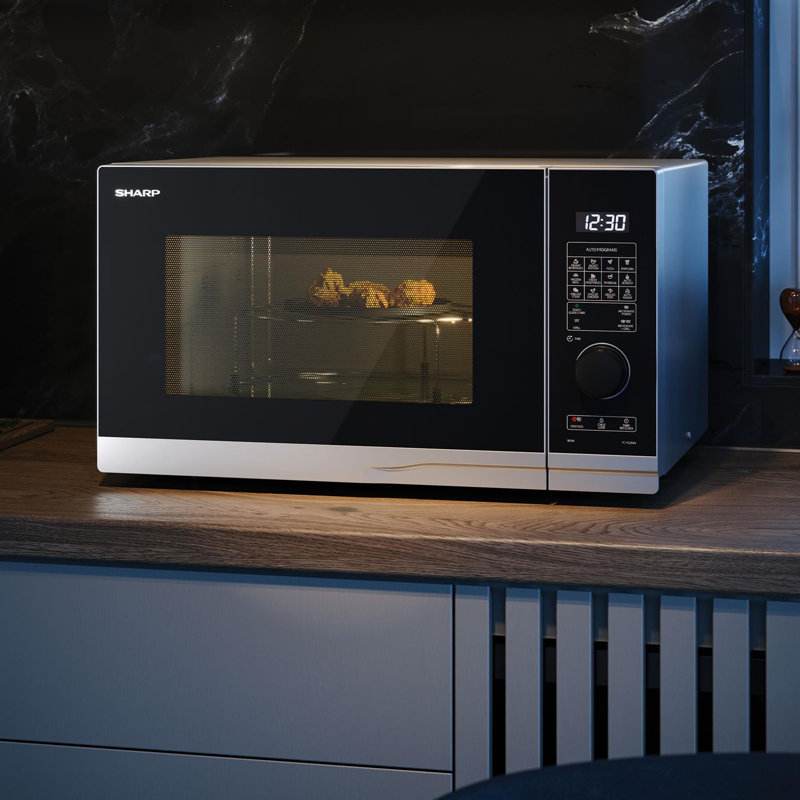 20L 800w Solo Microwave Black, 28L