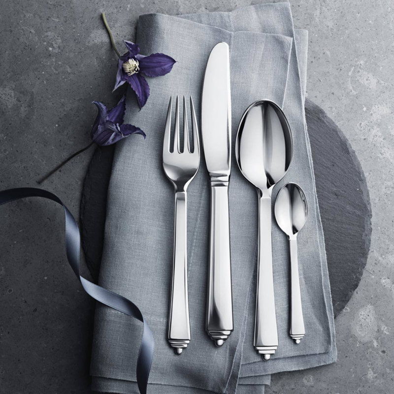 Pyramid 5 Piece Flatware Set, Service for 1