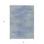 Tapis intérieur lavable abstrait bleu et bleu ciel HomeRoots 5 pi x 8 pi