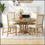 Ensemble de table de salle à manger extensible 5 pièces avec 4 chaises rembourrées, parfait pour les cuisines de campagne modernes et les salles à manger-578307052-578307050