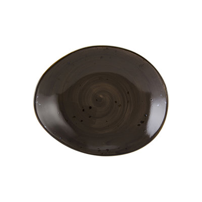 Artisan 10-Inch x 8-1/4-Inch x 1-3/4-Inch Ellipse Plate, 12