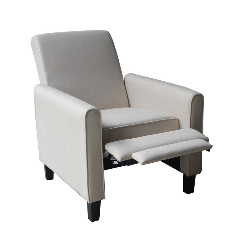 Fauteuil inclinable manuel de 29,5 po Karalina, Beige clair