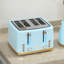 HOMCOM Kettle and Toaster Set 1.7L Kettle & 4 Slice Toaster-629354980