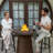 Counter Height 37"H X 31.5“W Rattan Propane Outdoor Fire Pit Table With Cover-899796257