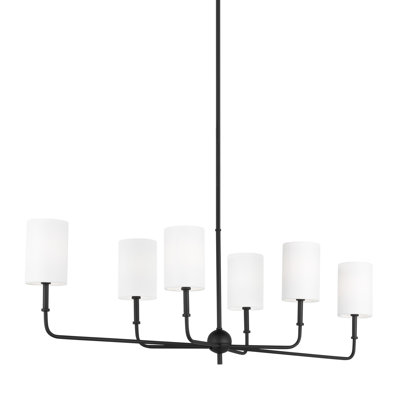 Lustre linéaire à six lumières Rowley