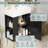 21.6"Bathroom Vanity With Single Ceramic Sink, Left Side Storage-516810539