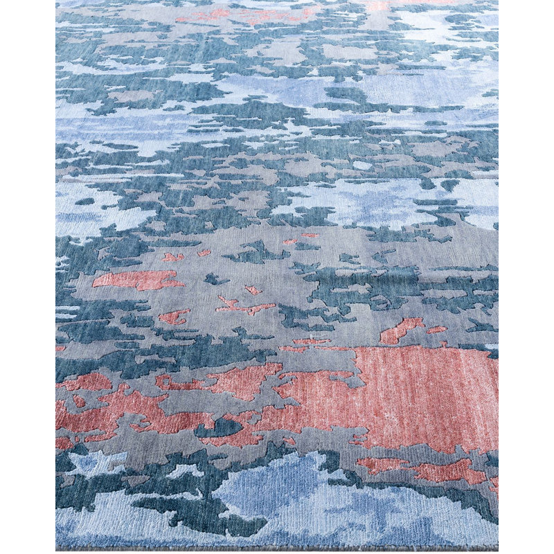 Overdyed One-of-a-Kind 8' 1" X 10' 2" Hand Knotted Area Rug