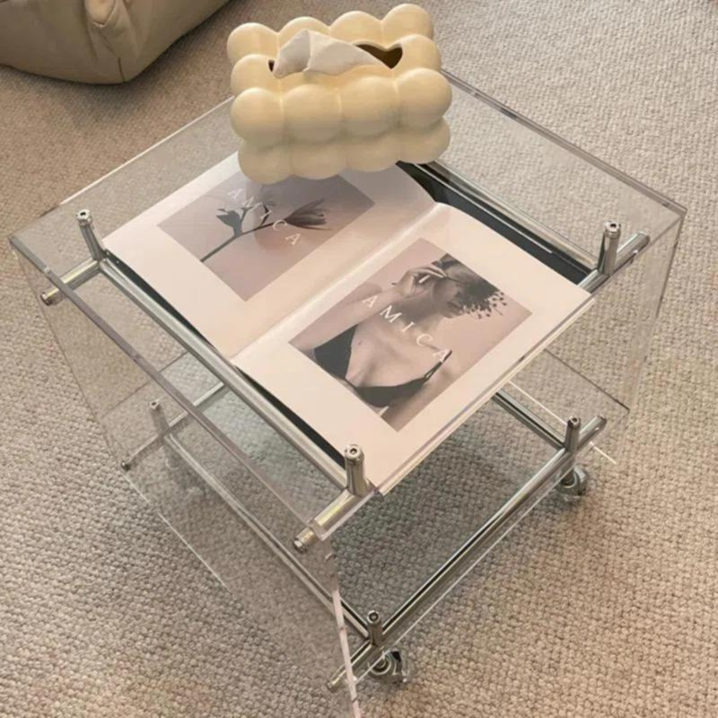 Stainless Steel Top End Table