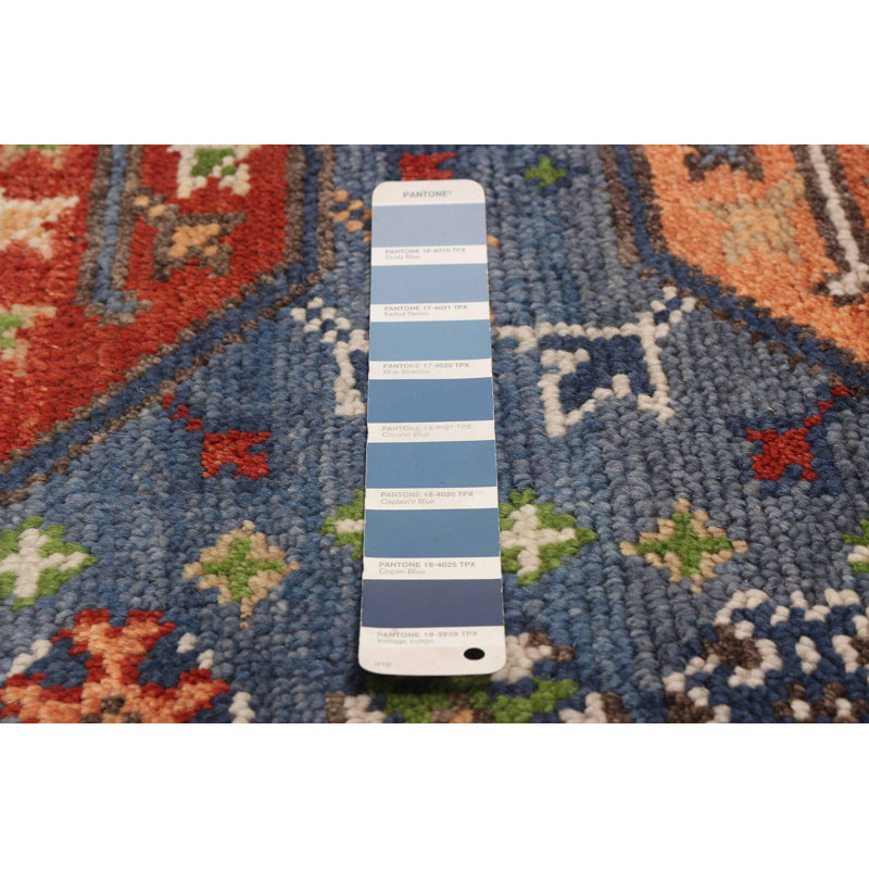 Tapis bleu ardoise Jules Serapi 8 pi 1 po x 9 pi 10 po