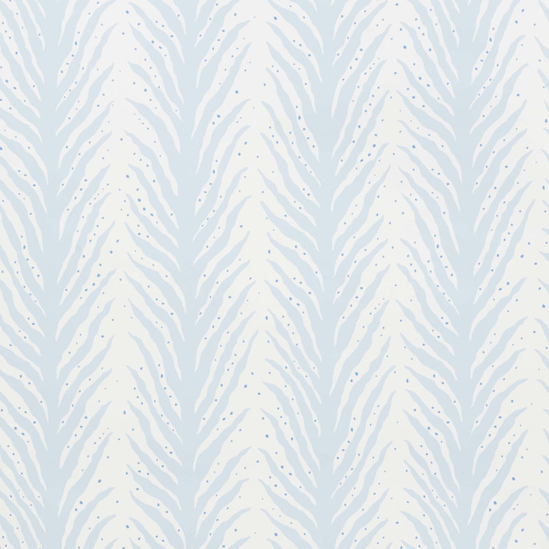 Papier peint Schumacher x Celerie Kemble, Bleu sommeil
