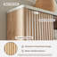 Organisateur de rangement mural Curved