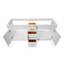 Base de meuble-lavabo double de 72 po Paulla seulement-60029438