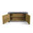 Distressed 2 Panels Door Black Sideboard