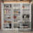Hokku Designs Kitchen Set 3 Pantry Storage Cabinet with 15 Utility Shelves 71"L Wooden Organization Unit for Kitchen-1411766535