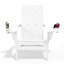 Chaise Adirondack pliante en polyéthylène haute densité Wolak avec porte-gobelet double-762678896