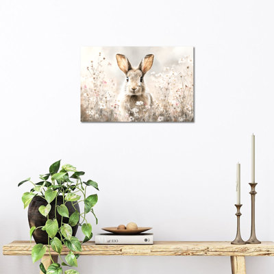  Pâques, reproduction d'art sur toile - Lapin de printemps