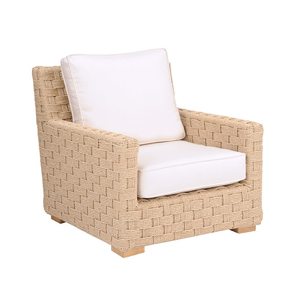 St. Barts Outdoor Lounge Chair, St. Barts Natural Rope, Perigold Ishi Chai