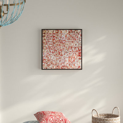 « tile art #4 2013 », reproduction d’impression sur toile encadrée