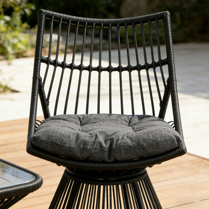 Chaise d'extérieur en rotin