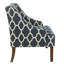 Chaise d'appoint en polyester l 26 po Everly-30817057