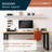 Modern Ember Vara Wood Mantel Shelf - 3 Inch Height - Variations in Grain and Natural Distressing-88992620-88992624