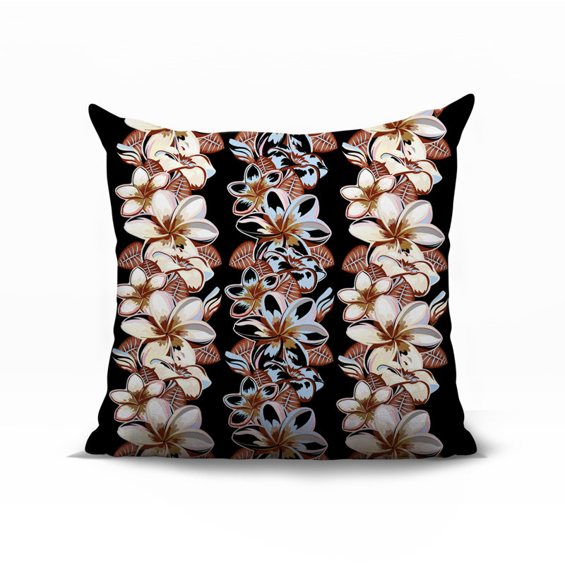 Coussin Koo, Noir, Carré 15 po