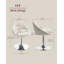 Adjustable Dressing Chair, Office Chair, Swivel Stool With Backrest, Steel-165675828