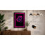 Magenta Anemone Botanical - Framed Print-652156032-652156044