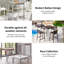 Table de bar d'extérieur en résine Raia-94393480