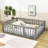 Guerriero Wooden Daybed Frame with Fence-1236834006-1236834001