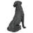 Black Labrador Retriever Dog Statue