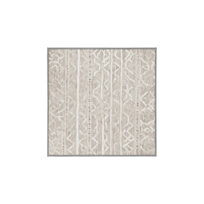 Machine Washable Grey Area Rug