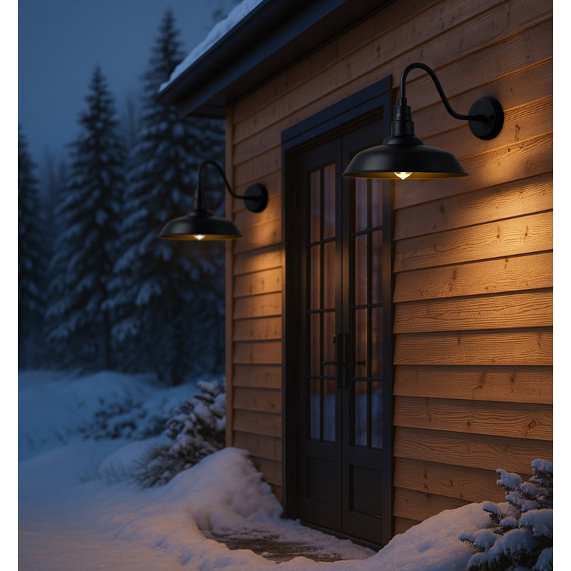 Outdoor Barn Light, 14" H x 14" W x 20" D