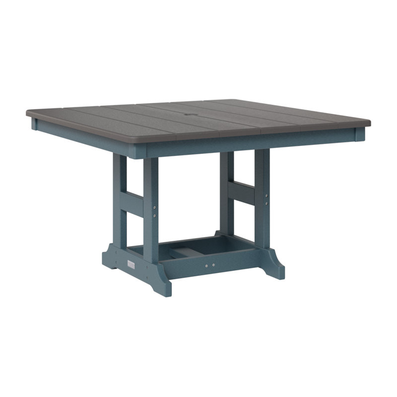 Table carrée berlinoise pour enfants 33 po Berlin, Gris fumée, Ardoise