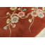 Tapis rouge antique en laine Art Deco